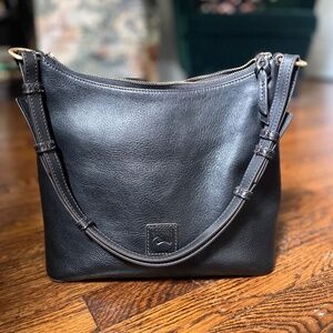 Dooney and Burke Shoulder Bag Black Leather Purse